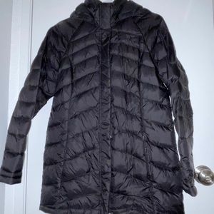 Black The North Face puffer jacket